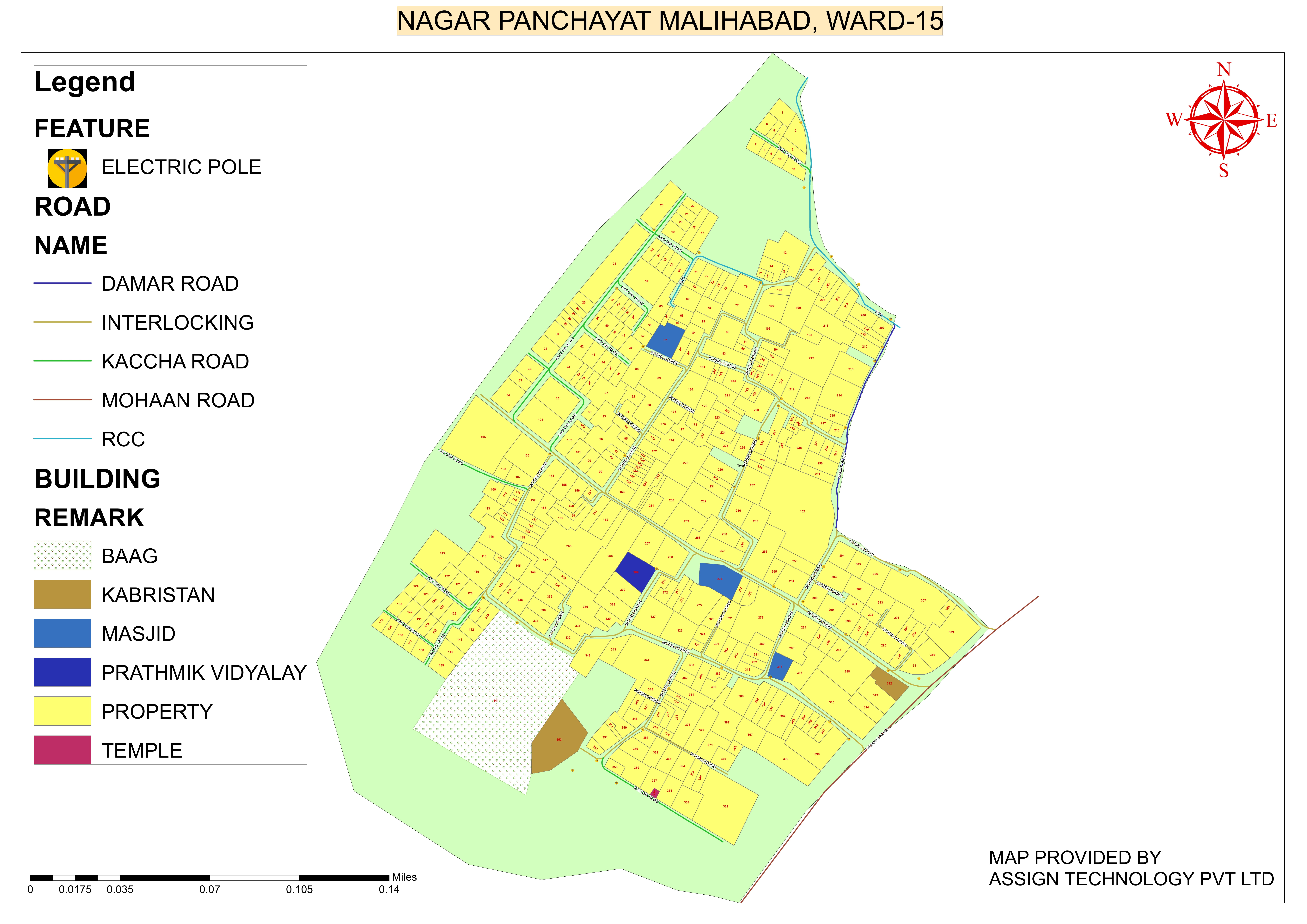 Map of Ward 1